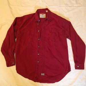 Vintage Levi’s Red Tab sz med Red Denim Shirt